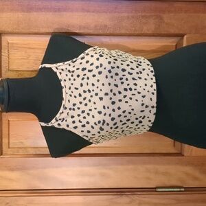 NWOT Beach Riot Sport Tan and Black Crop Top